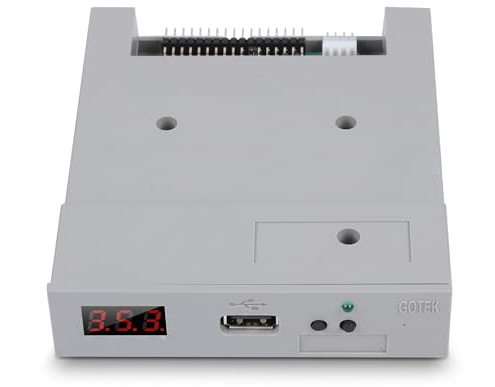 Topiky Émulateur de Lecteur de Disquette USB, 3.5 Émulateur de Lecteur de Disquette SSD USB 1.44MB 4 Broches pour équipement de contrôle Industriel