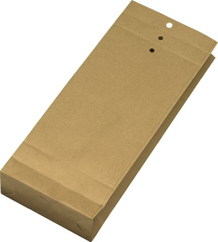 MAILmedia® Bolsas de muestras plegables de 50 mm, base de 120 x 285 mm, 120 gm², color marrón (250 unidades), 1 paquete de 250 unidades.