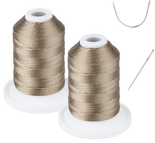 UV-beständig - Simthread Gebunden Garn Tex 69 (12wt) Polyester 100% - 250 Yards, 2 Khaki