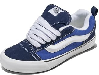 Vans Knu Skool Sneaker in Übergrößen Blau VN0009QCNWD1 große Herrenschuhe, Größe:47