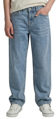 TOM TAILOR Pantalones Vaqueros Holgados para niños, 10142 Light Stone Blue Denim - Juego de Mesa, 176