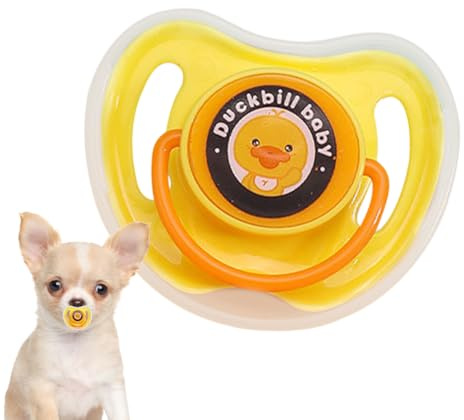 Generisch Aide à la dentition pour chien - Jouet à mâcher apaisant pour chaton - Petit jouet de dentition en silicone pour chats et chiens - Aide à la dentition comme compagnon de voyage