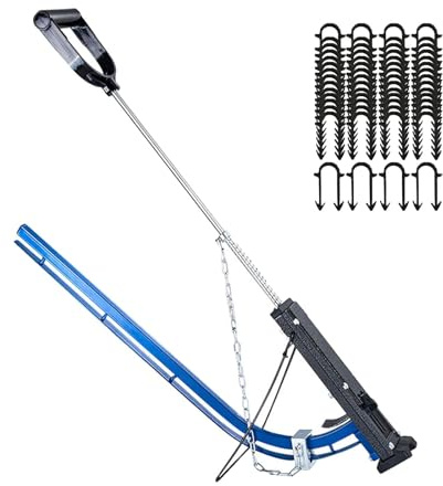 Handheld Underfloor Heating Pipe Clip Tacker Gun, Underfloor Heating Floor Pipe Emplacement Tacker Gun, Easy Installation, Compatible with 20mm Clips, for Floor Warming Systems