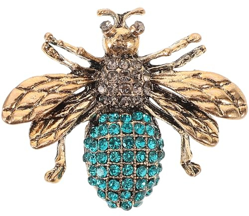 DOITOOL Spilla Donna Vintage in Lega di Zinco Strass, Facile da Appuntare, Riutilizzabile, per Vestiti e Giacche alla Moda