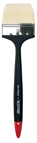 Da Vinci 7055 Series Universal Artist Hog Brush, 100, Chinese Chungking bristles, Black/Red, 43 x 10 x 30 cm