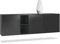 Vladon Kommode Cuba, Made in Germany, Schwarz matt/Schwarz matt - Modernes Sideboard für Ihr Wohnbereich - (BxHxT) 182x53x35 cm