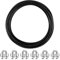 15M Edelstahl Drahtseil 3mm Stahlseil mit 6 Stück Drahtseilklemmen M3 Bügelseilklemme, PVC Schwarz Ummantelt Stahlkabel Wäscheleine