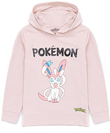 Pokémon Hoodie Girls Enfants Game Cadeaux Sylveon Lilac Jumper Pullover 13-14 Ans