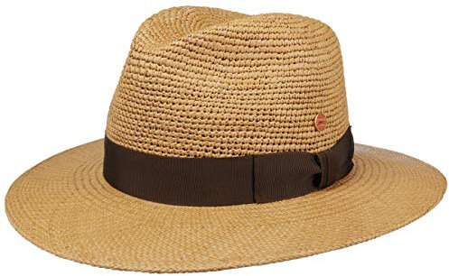 Mayser Ricardo Herrenhut Traveller Panamahut Ripsband Made in EU Sommer Camel 61 cm
