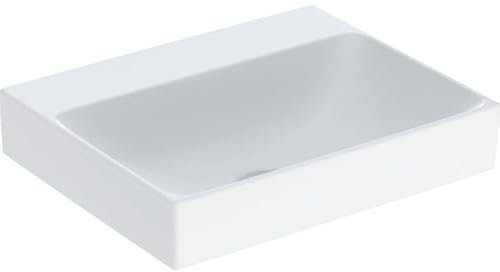 Geberit ONE Aufsatzwaschtisch, Abgang vertikal, 50x14x40cm, 505.03; Ausführung: ohne Hahnloch