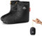 Naturehike Ultralight Winter Goose Down Booties, Camping Warm & Cozy Down Sleeping Socks for Men & Women, Down Filled Slipper Boots with Storage Bag (m, black)
