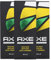 3x Axe Wild EDT Green Mojito & Zedernholz Eau de Toilette for man je 100ml EDT