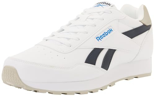 Reebok Zapatillas Unisex Rewind Run White/White/Vector Navy, Talla 36 EU, White White Vector Navy, 36 EU