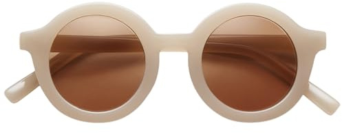 BABYMOCS Gafas de Sol Infantiles de 1,5 a 7 años | Bioplástico Reciclado y Protección UV400 Cat. 3 | Gafas de Sol Redondas Para Niños y Niñas, Sin BPA | Hechas a Mano - Diseño Sueco