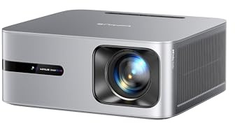 WiMiUS Proyector Full HD 1080P Nativo, Auto Focus/Keystone, WiFi 6&Bluetooth 5.2, Control de Voz Projector en Casa/Exterior