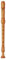 Moeck 4304 Rottenburgh Alt - Barocke Griffweise, Buchsbaum