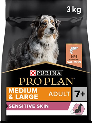 Purina Pro Plan - Sensitive Skin - Croquettes Chien Senior Saumon - 12 kg