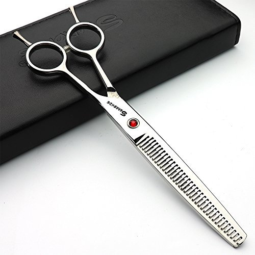 Japon 7' Ciseaux de coiffeur Salon de coiffure Studio Professional outils de modelage Micro-bent Tête de coupe Ciseaux Et ciseaux à effiler