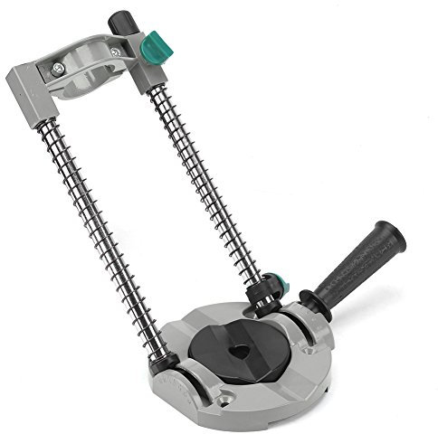 Luqeeg Soporte de Taladro de ángulo Ajustable, Soporte de Taladro de Guía de Soporte de Taladro, para Perforación de Taladro Eléctrico