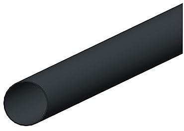 4Home&Garden | Einzelteile Dachrinnensystem 60 mm Typ250 Fallrohr DN 60 | Halbrundrinne Kunststoff PVC Anthrazit | Verbinder Stutzen Rinnenhalter (Fallrohr 100 cm)