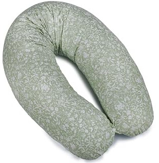 Ceba Baby® Stillkissen - Lagerungskissen für Babys - Schwangerschaftskissen aus 100% Baumwolle - XXL groß Seitenschläferkissen - 190 cm - Öko-Tex Standard 100 - Wildblumen