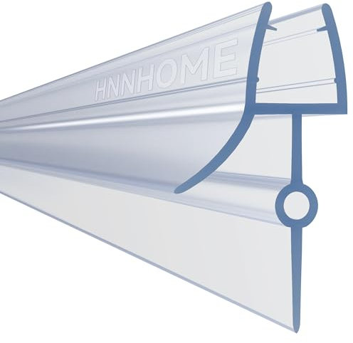 HNNHOME Bath Shower Screen Door Seal for 4-6mm Glass Up to 28mm Gap (Curved)
