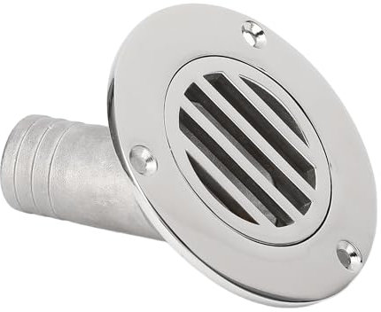 EBTOOLS Drain de Pont Marin 316 Acier Inoxydable 1 Pouce de Pavillon de Sol du Bateau pour Les Accessoires de Remplacement de Drainage de Yacht