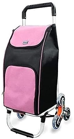 TOTIKI Carro Compra Carro De La Compra Carro De La Compra Plegable Carro De La Compra Ligero 50L, Escaleras De Escalada De Aluminio Carrito De Compras