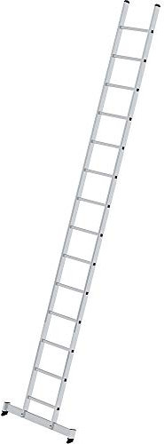 Munk | Anlegeleiter mit Sprossen | Profiausführung | Breite 420 mm | 14 Sprossen | mit nivello®-Traverse