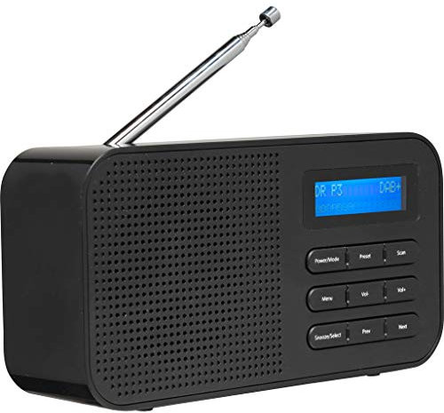 Denver DAB-42 DAB+ Digitalradio, Schwarz