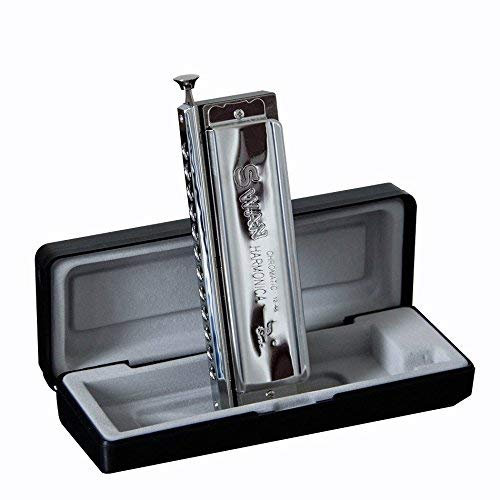 Swan Dur 12 Löcher Advanced Chromatische Mundharmonika Mund Organ mit 48 Ton Schlüssel von C Reed