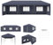 Aufun Pavillon Wasserdicht 3x9 m Dunkelgrau Gartenpavillon mit 8 Seitenwände Polyethylen Bierzelt Tür mit Reisverschluss für Garten Party Hochzeit Picknick Markt