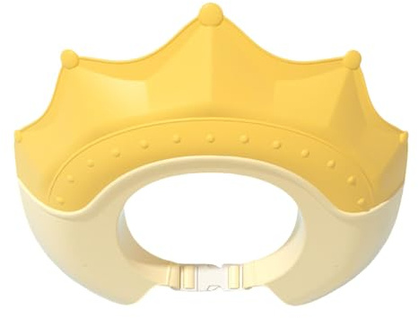 Cuffia da bagno per bambini | Cappello da doccia regolabile – Copricapo per baby shower, protezione universale per lavare i capelli in vasca o doccia