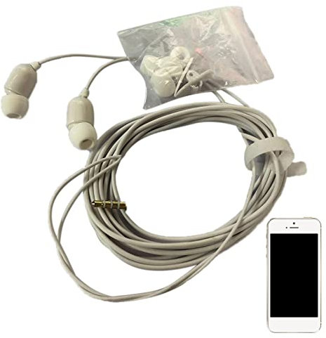 Earphones Wired Headphones | Extra Long Cord Earbuds | 3-meter Noise Cancelling Headphones With Cord And Mic - In Ear Noise Isolating Earbuds For Audio Output Devices