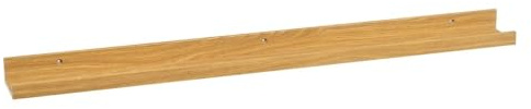 LOLAhome | Repisas de Pared | Balda Flotante Madera| Estante con Bordes | Estantería Estrecha para Cuadros Fotos y Decoración
