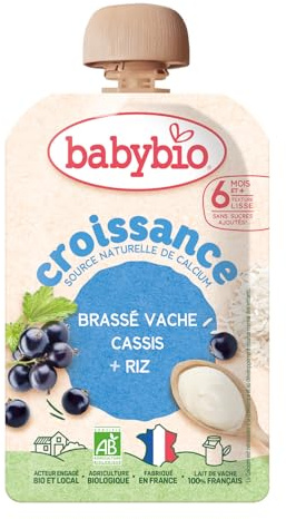 BABYBIO Brassé croissance cassis riz bio 100g