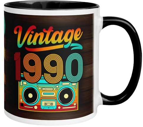 1990 Geburtstag Mann Frau | Vintage – 36 Jahre Geschenk | Jahrgang Tasse | Lustige Geschenktasse zum 36. Geburtstag | Geburtstagsdeko für Männer und Frauen zum 36ten | Made in Germany