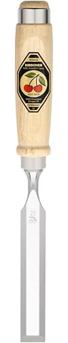 Kirschen 1001020 20 mm Number 1001 Firmer Chisel with Hornbeam Handle - Multi-Colour
