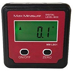Digital Level Box with Backlight Angle Finder LCD Digital Angle Gauge Protractor Inclinometer Bevel Box for Helicopter Bevel Angle of Miter Saw Automobile Test and Repair