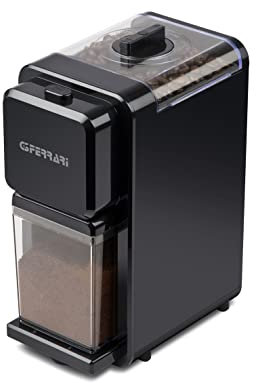 G3 Ferrari G20129 Aroma Sì Macinacaffè Elettrico, 120 W, Grandi capacità 100 g, 3 regolazioni di macinatura, Funzionamento Pulse, Doppia sicurezza, Nero