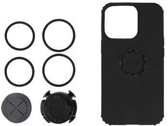 ZEFAL Bike Kit Porta Cellulare Bici - Porta Cellulare per Bicicletta e Mountain Bike - Cover e Supporto Telefono Bici - Robusto e Discreto, iPhone 14 e 13/13 Pro