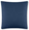 VEL VET HOME VelvetHome Deluxe Kissenbezug 80x80 cm 1teilig Made in EU Hohe Qualität Kopfkissenbezug mit Reißverschluss 100% Baumwolle Kissenhülle 80x80 Dunkelblau