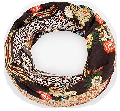 Star Ht collare stampa unisex turbante cappello cappello cappello volant wrap caps medio grande, Caff, Taglia unica