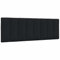vidaXL Kopfteil-Kissen Schwarz 120 cm Stoff, Kopfteilkissen, Kopfkissen, Lesekissen, Kopfteilpolster, Rückenkissen, Kissen-Kopfteil, Kopfteil Polster