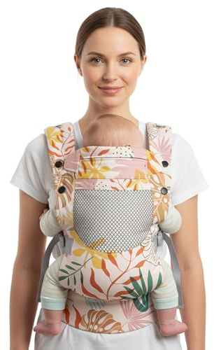 YooxArmor Mochila Portabebés,Ergonómico Portabebé Adapt para Recién 3 a 36 Meses Nacidos Desde el Nacimiento,Ajustable Cómodo y ligero, para Bebés de 3 a 30 kg