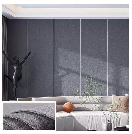 Carta da parati insonorizzata, autoadesiva, con superficie ruvida, impermeabile, rimovibile, per riduzione del rumore e decorazione