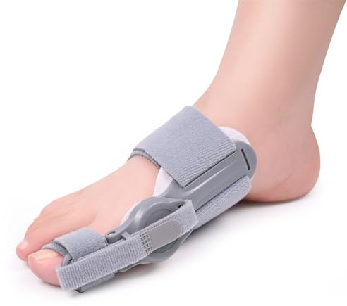 HAGJII Regolabile Alluce Valgo Correttore, Stecca Per Alluce Valgo E Divaricatore Alluce Valgo, Tutore Alluce Valgo Correttivo Comodo Allineatore Separatore Dita Piede(L(35-44EU))