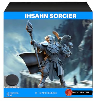 Ihsahn Big Witch 32mm Figures - Unpainted - Ideal for Dungeons & Dragons, Pathfinder and Fantasy Role Play