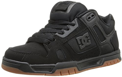 DC Shoes Stag Zapatillas de Estar por casa, Hombre, Multicolor (Black/Gum), 42.5 EU