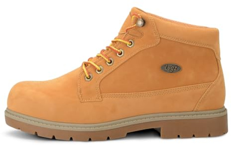 Lugz Men's Mantle Mid Classic Chukka Fashion Boot, Golden Wheat/Tan-Khaki/Gum, 11, D
